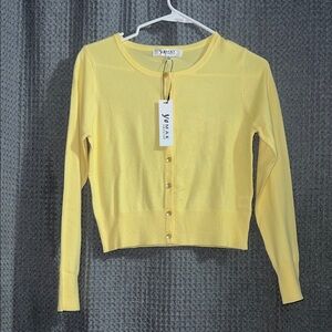 Butter yellow Cardigan Sweater